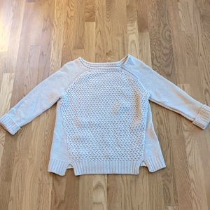 Loft cream knit sweater
